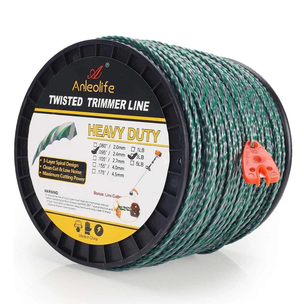 Commercial Square String Trimmer Line Spool in Gray