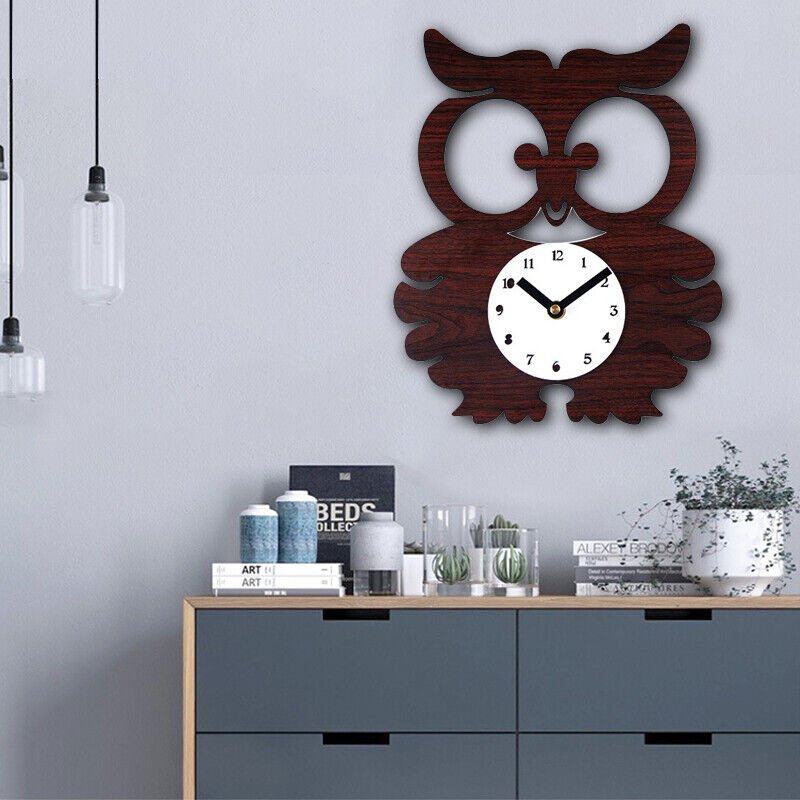 Creative Owl Diy Wall Clock photo Creative Owl Diy Wall Clock featured image
