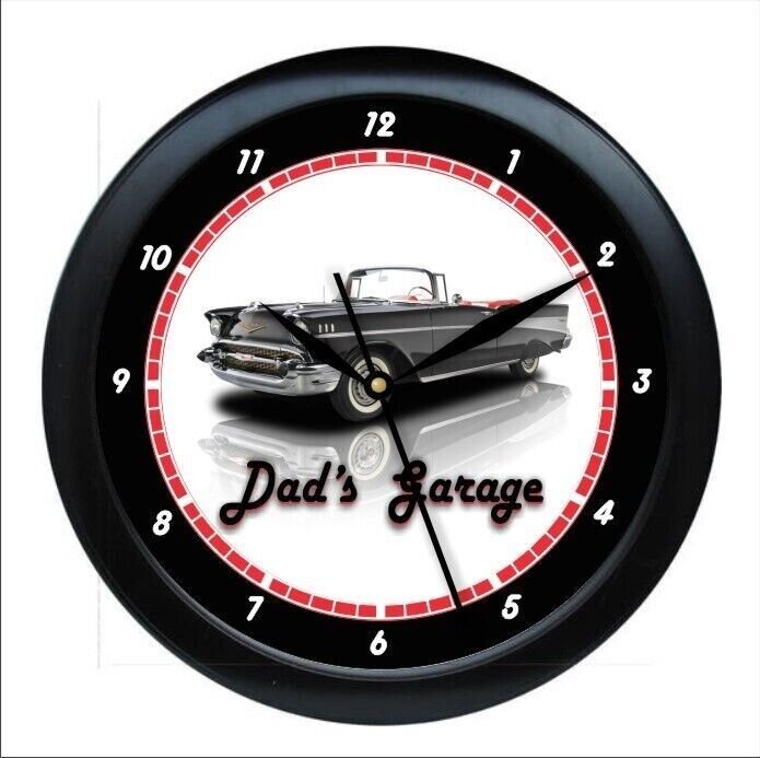 Customize Car Classic Personalized Wall Clock Garage Work Shop Send Photo 0724