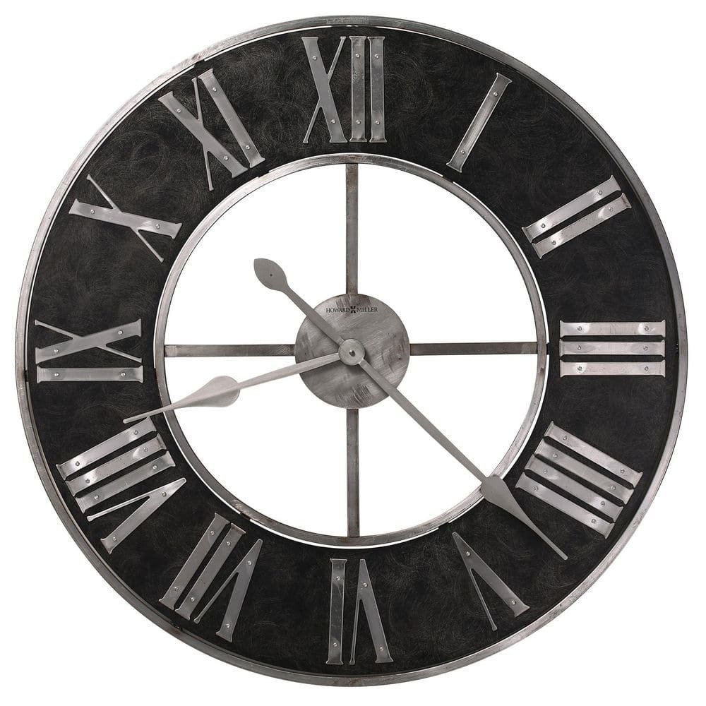 Dearborn Black Wall Clock