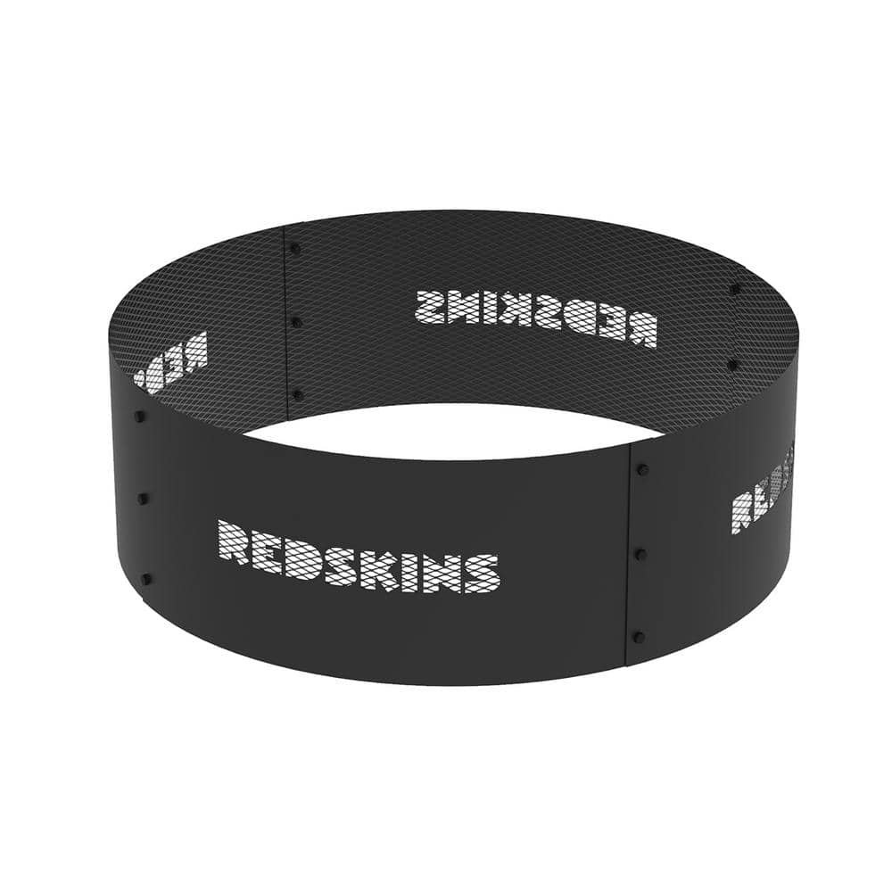 Decorative NFL 36 in. x 12 in. Round Steel Wood Fire Pit...