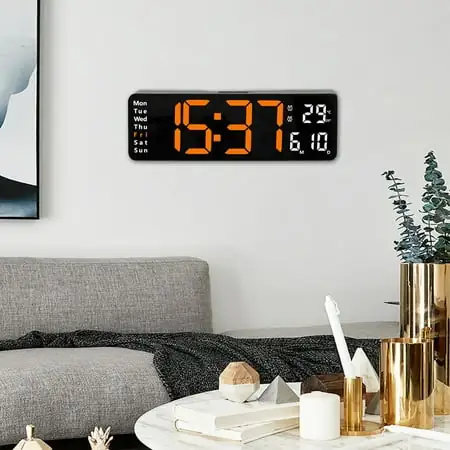 decorative wall clocks retro wall decor marvel clocks for kids Large LED Digital Wall Clock