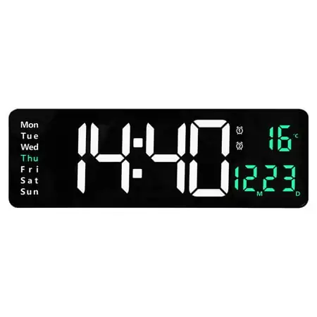 dementia clocks for seniors extra large kitchen wall decor kids night light clock Large LED Digital Wall dementia clocks for seniors extra large kitchen wall decor kids night light clock Large LED Digital