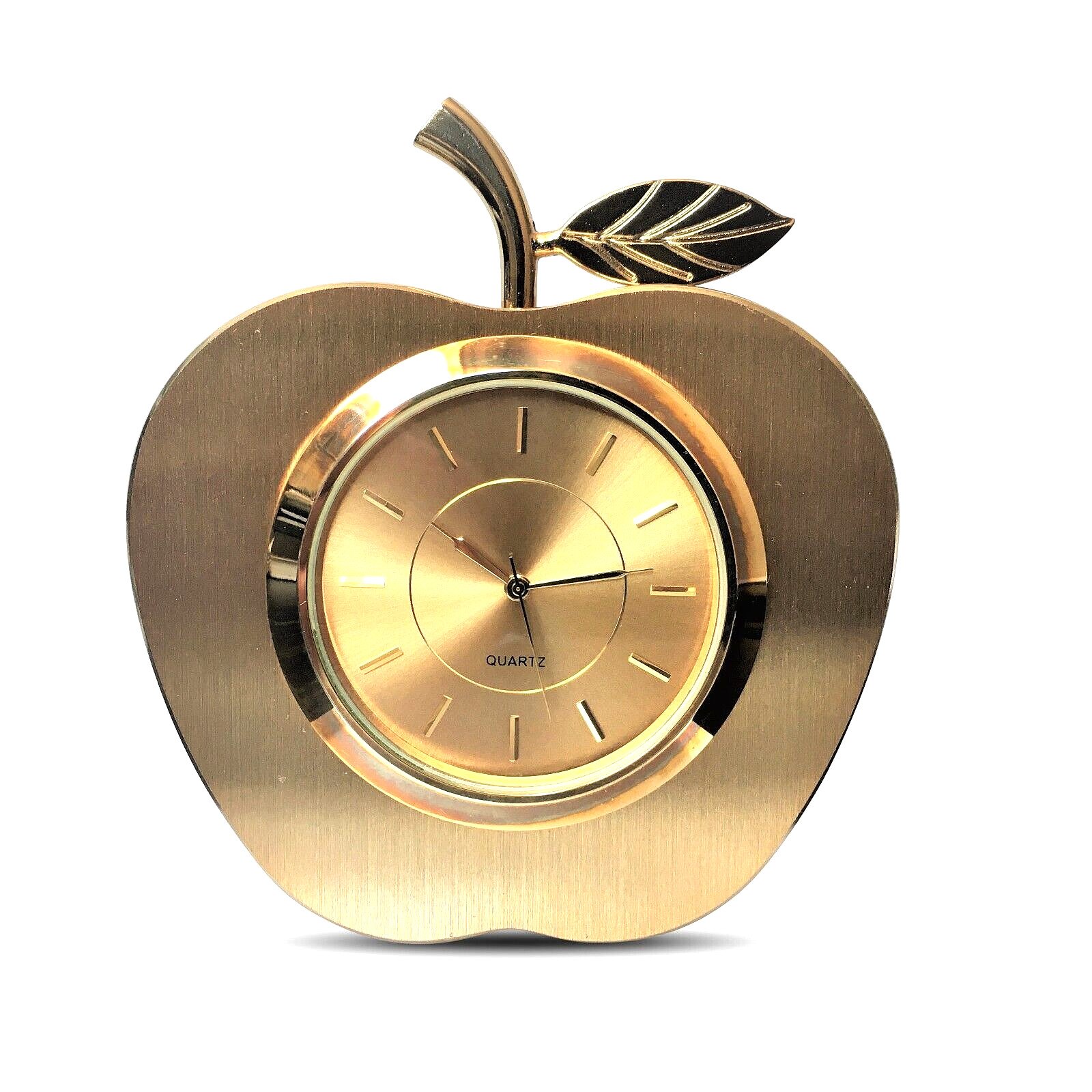 Desk CLOCK Decorative Gold-Plated for Home and Office BRAND NEW