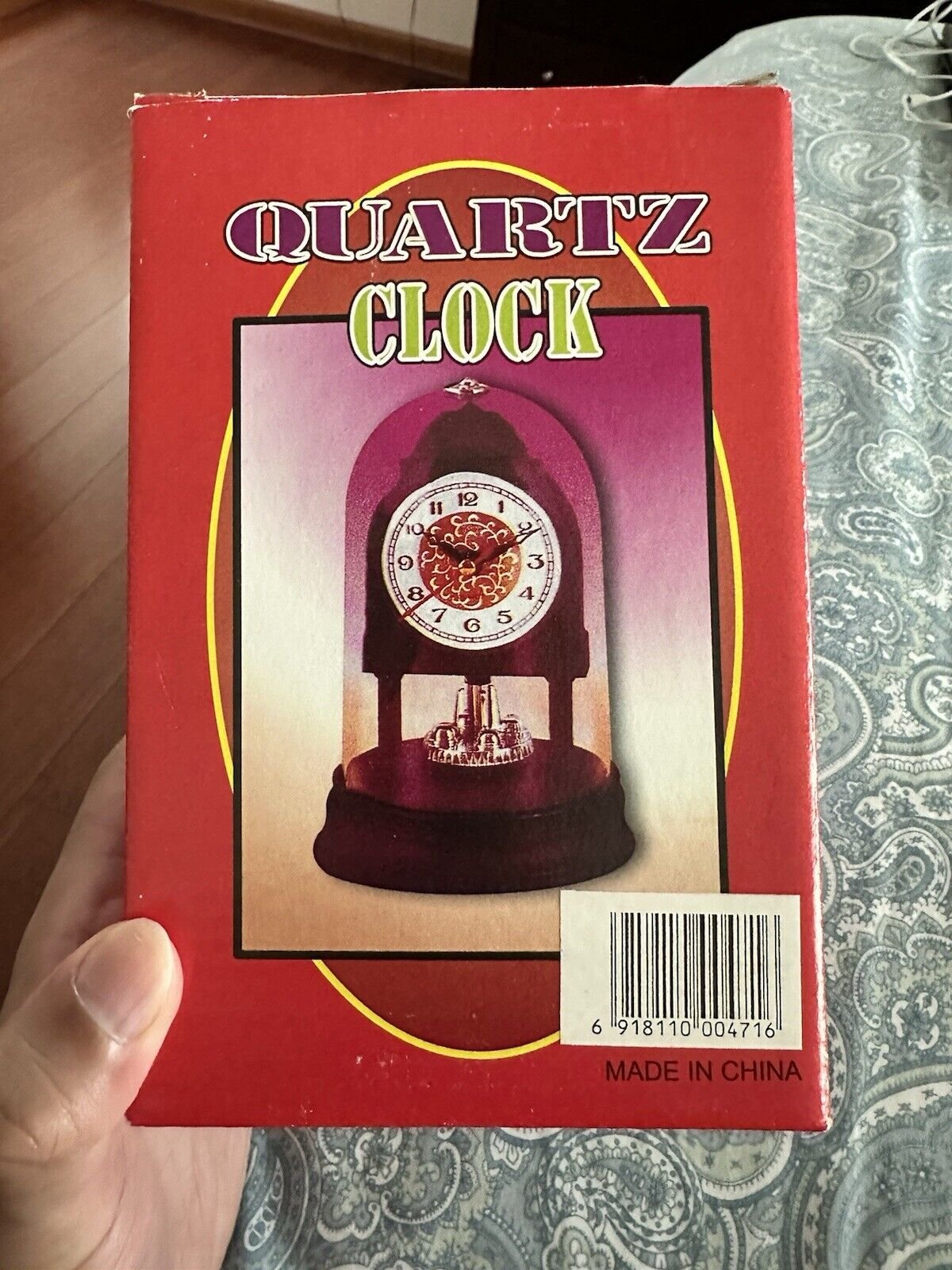 Desktop Quartz Clock Vintage Style Modern Round