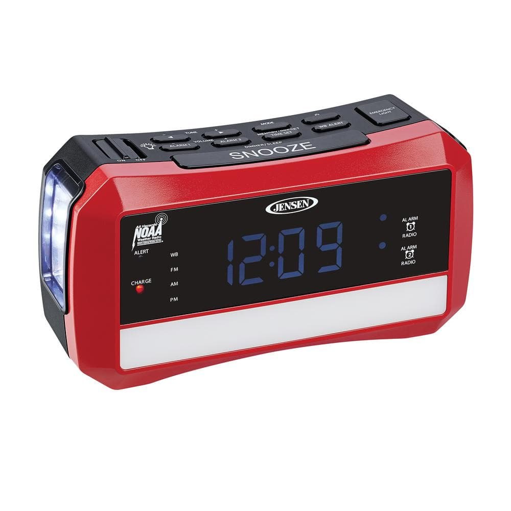 Digital AM/FM Weather Radio with NOAA Alert and Buil-In Flashlight