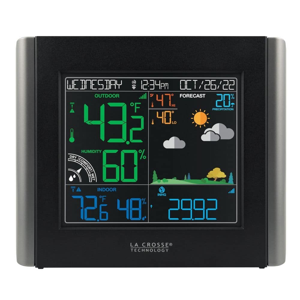 Digital Color Wireless WIFI Essential Weather Station