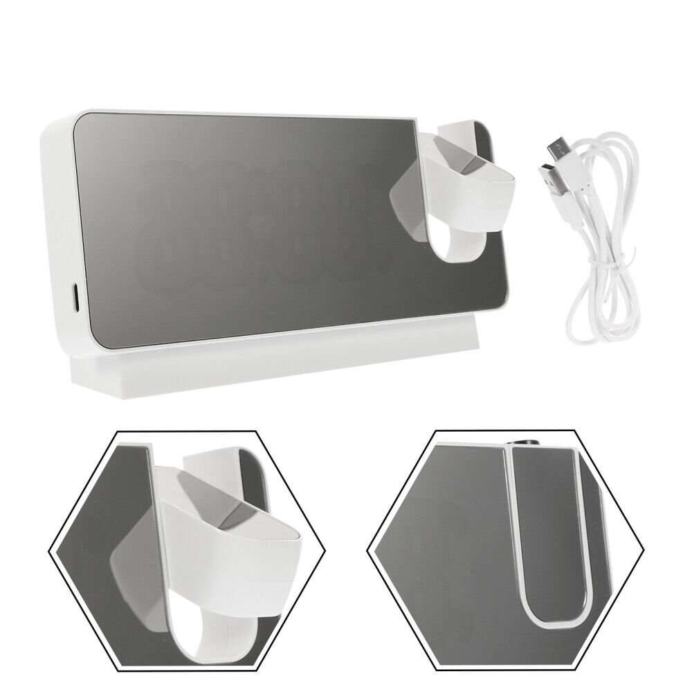 Digital Mute Clocks Internet LED Electronic Desktop Restaurant