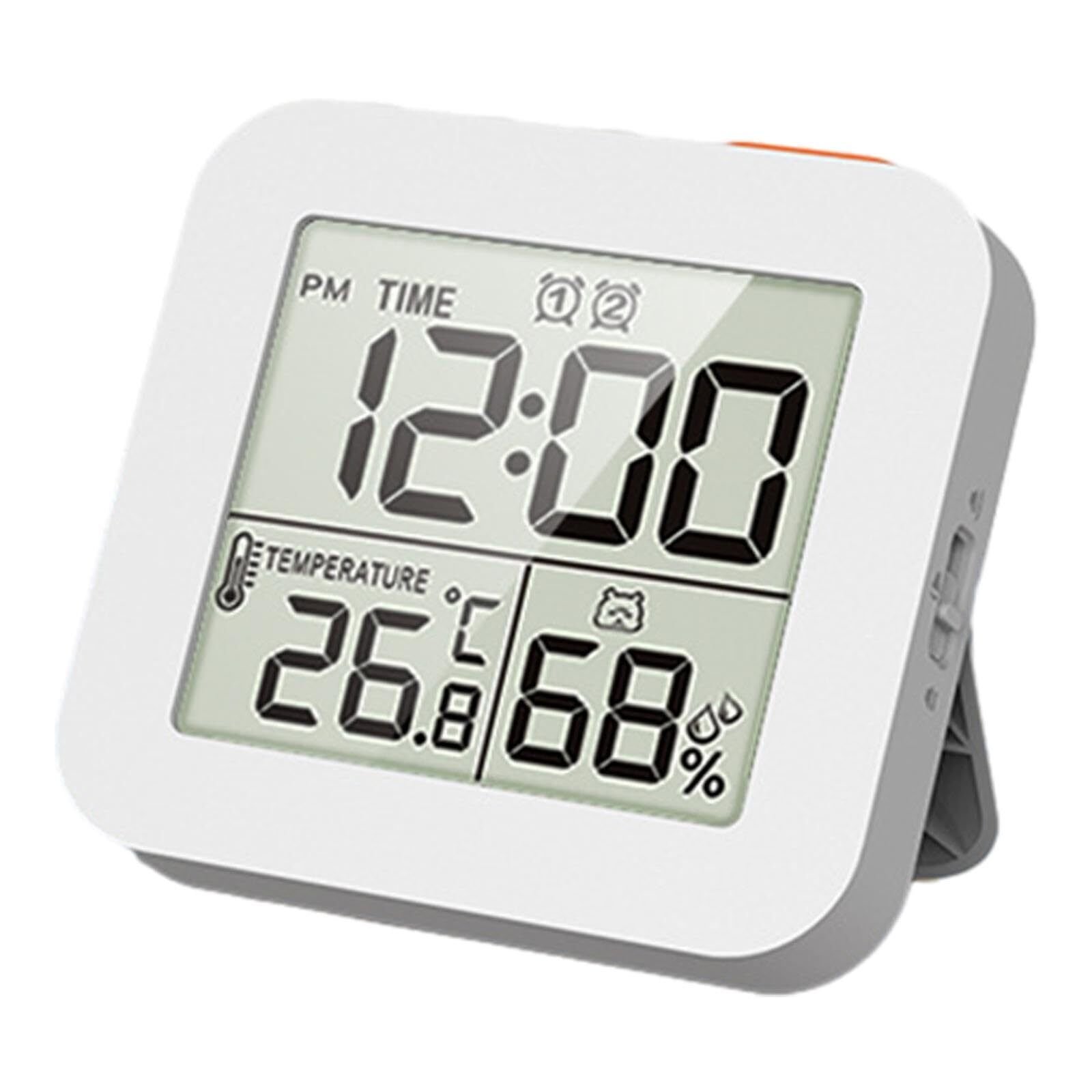 Digital Shower Clock, Bathroom Timer with Alarm, Waterproof Clocks for Bathro...