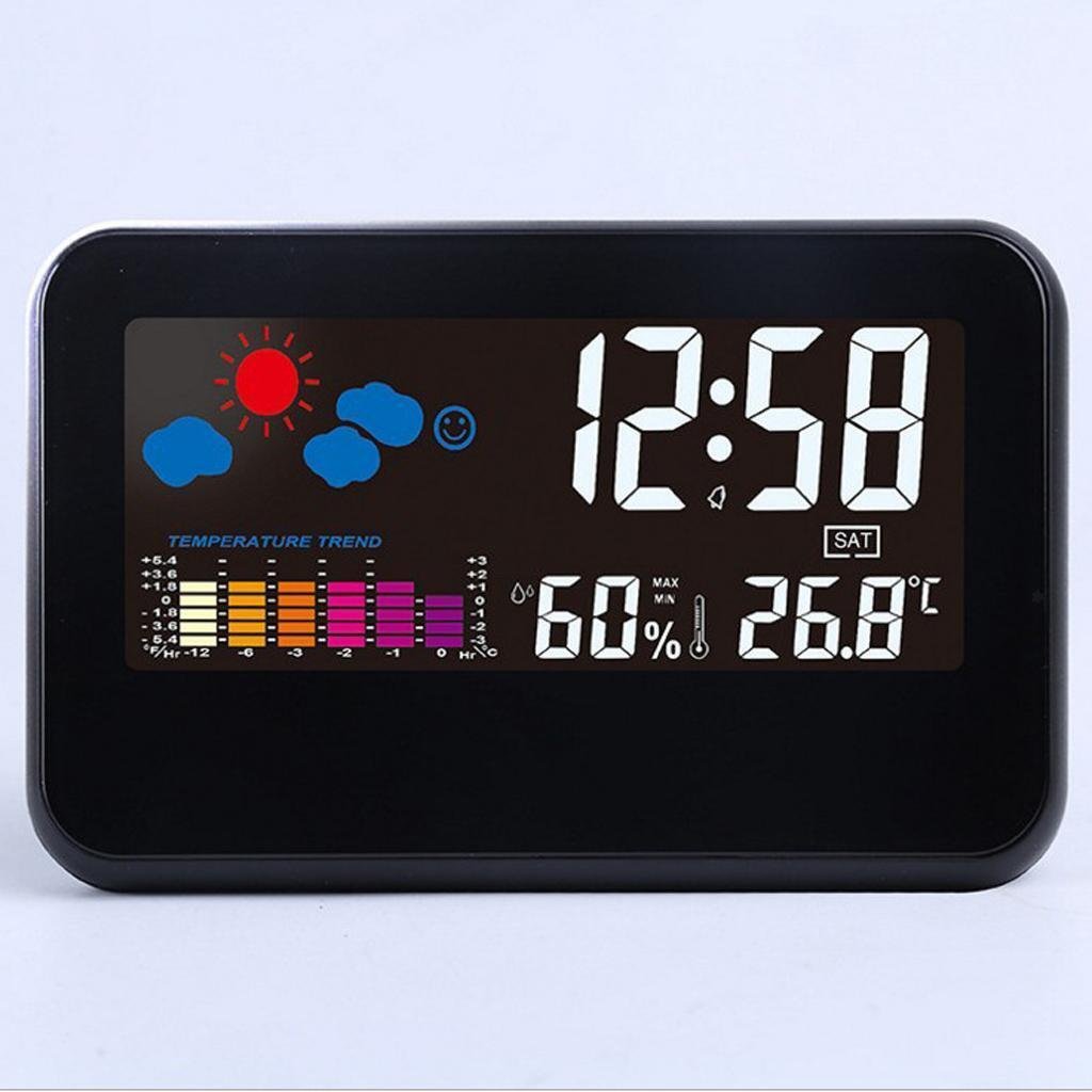 Digital Temperature Humidity Alarm Clocks Display Clock
