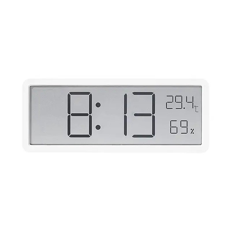 Digital Wall Clock Electronic Wall Mounted LCD Disply Clocks Multifunctional Tem