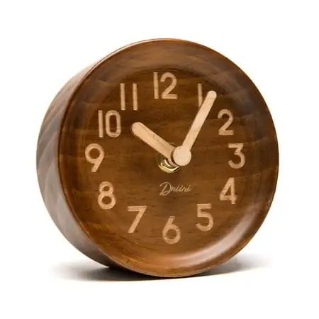 Driini Wooden Analog Desk Clock – Easy to Read; Silent Sweep Table Decor photo Driini Wooden Analog Desk Clock – Easy to Read; Silent Sweep Table Decor featured image
