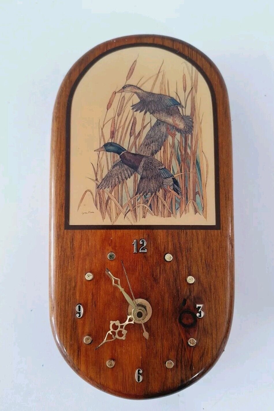 Duck Wall Clock, Wooden Clock, Mallard, Duck, Farmhouse, Wood Duck,