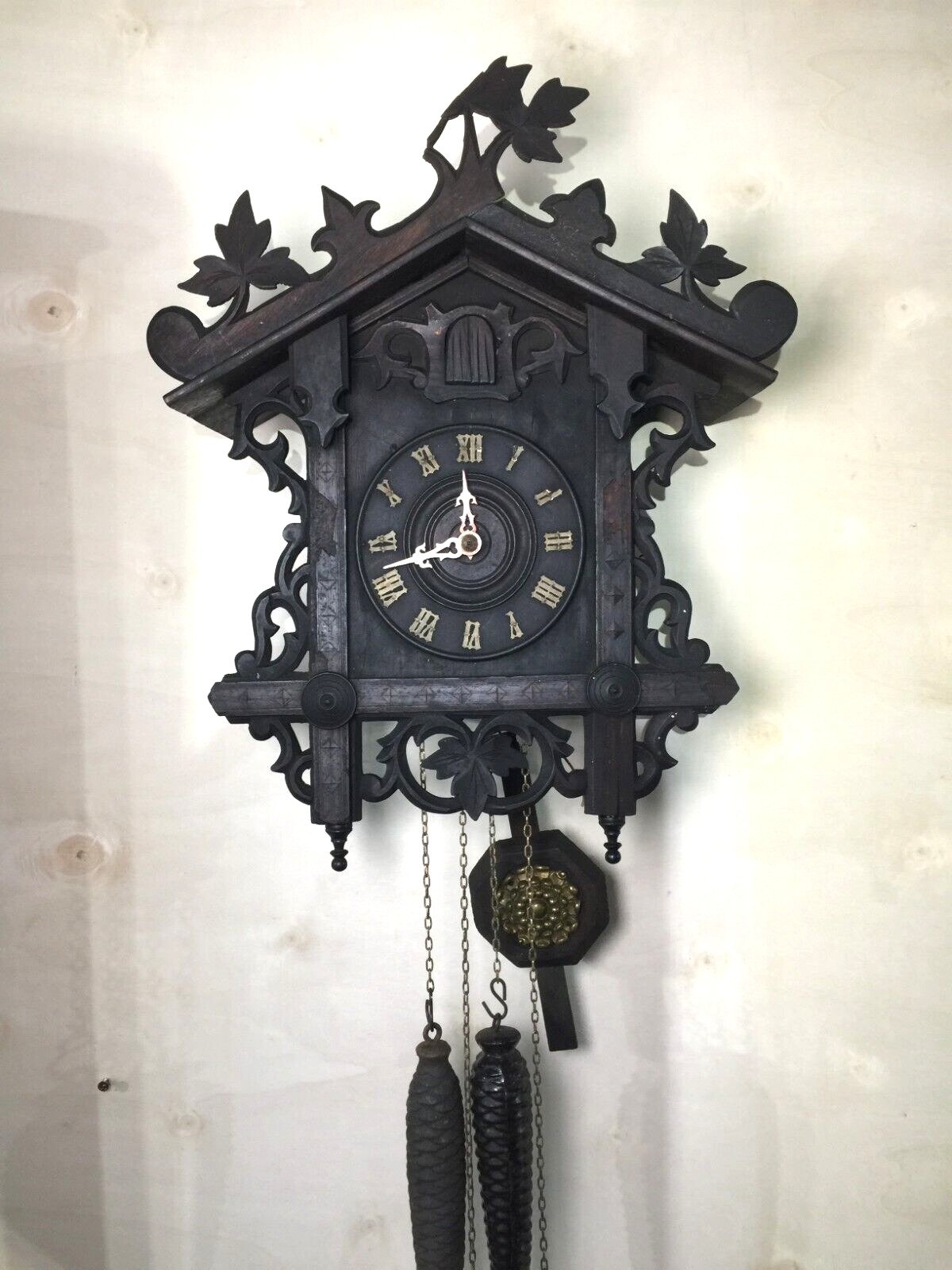 Early Black Forest Cuckoo Clock Working for Restoration Circa 1900 Germany! S50