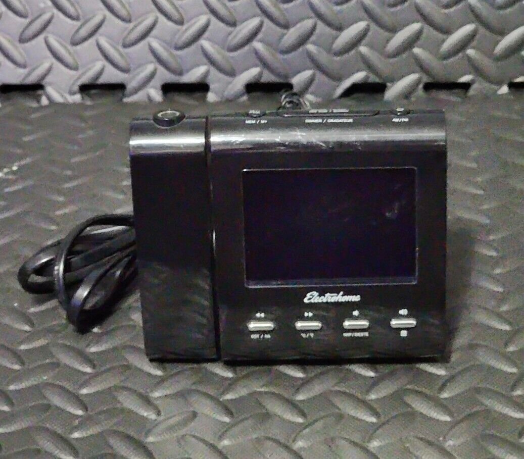 Electrohome Projection AM/FM Clock Radio EAAC601 Alarm Clock