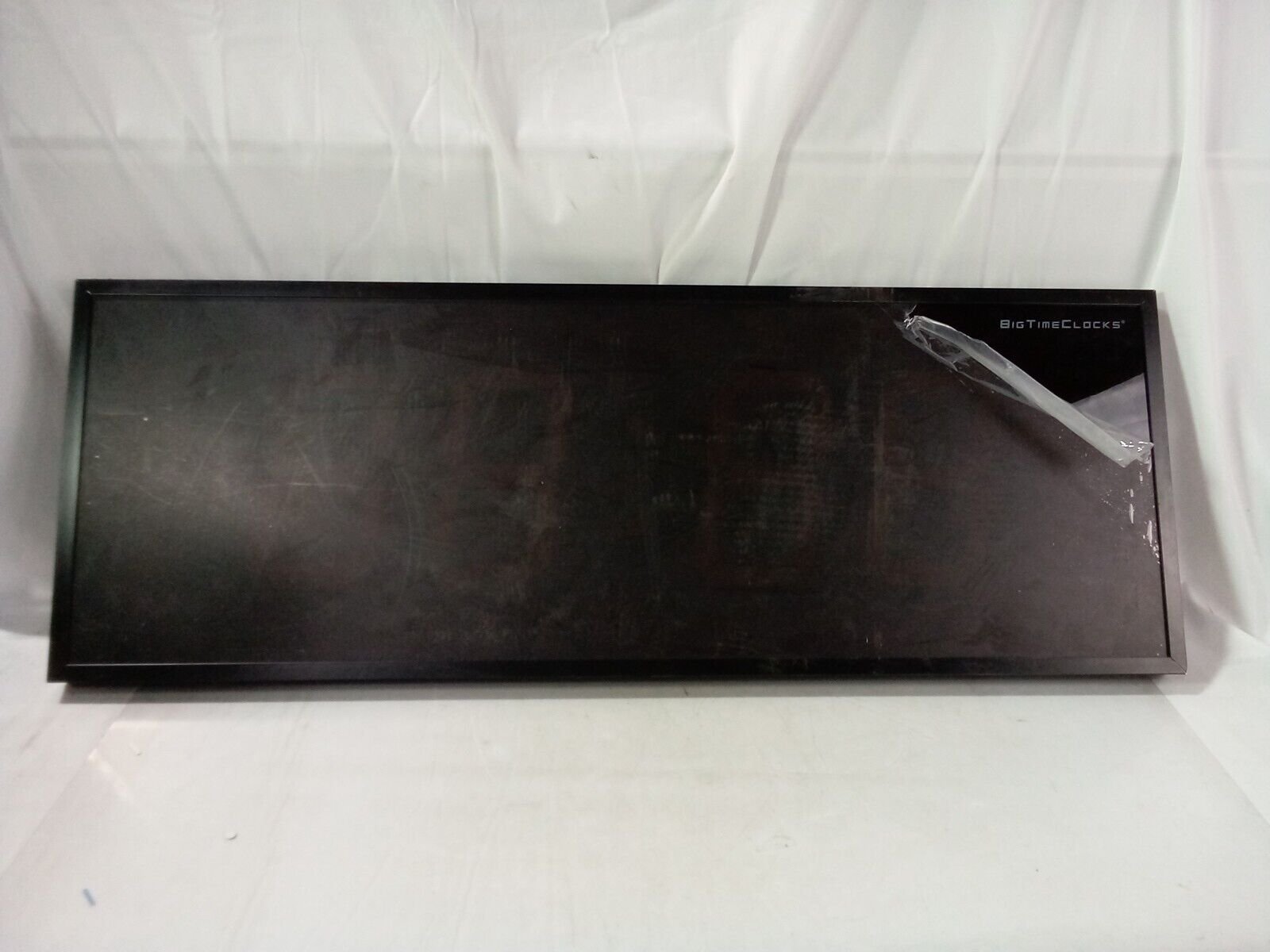 EXTRA LARGE 40″ x 14" LED 8" Big Time Clocks 12 / 24 Hour