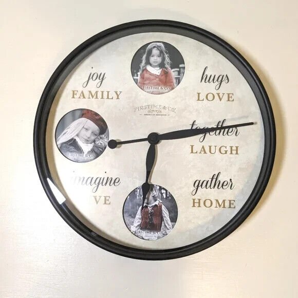 Family photo clock 12 inch Firstime & Co