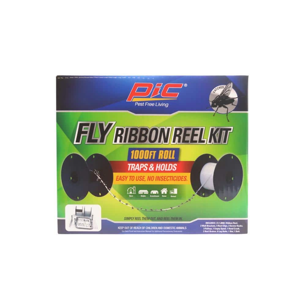 Fly Ribbon Line Trap Kit, Fly Reel Sticky Tape Trap, 1000 ft,...