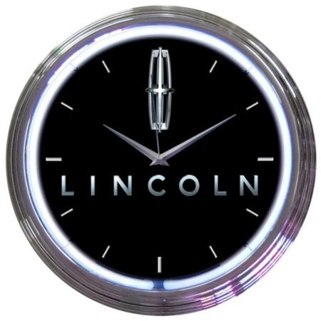 FORD LINCOLN NEON CLOCK – 8LNCLN