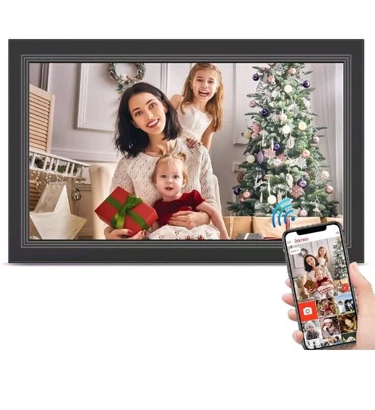 FRAMEO 15.6 inch Digital Photo Frame 1920*1080 IPS Touch Screen HD Display 32gb