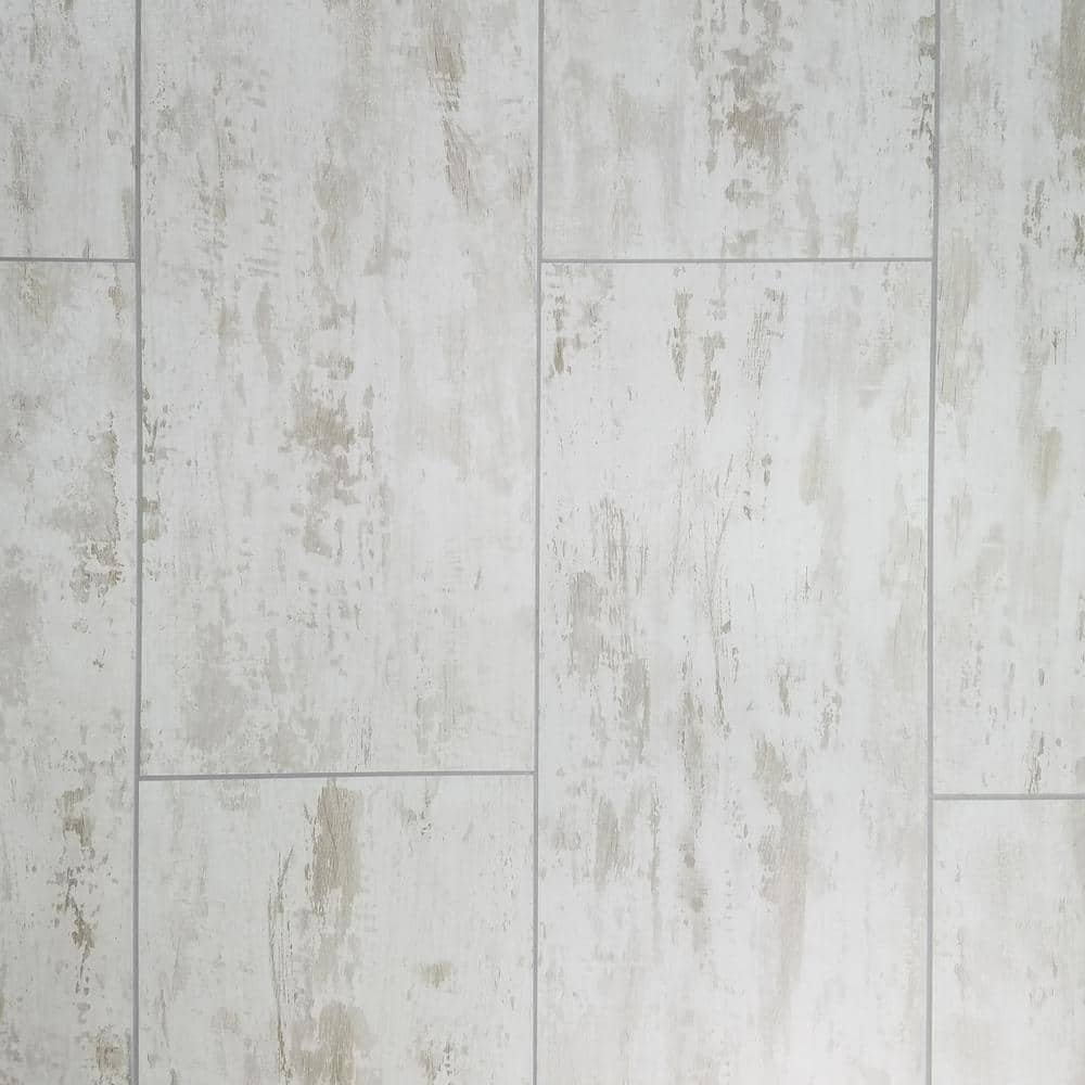 French Country Birch Wood Large Format 7 in. x 16 in. Glass...