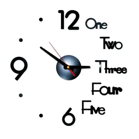 Genuiskids Large Wall Clocks for Living Room Decor, Frameless DIY Wall Clock 3 D Mirror Wall Genuiskids Large Wall Clocks for Living Room Decor, Frameless DIY Wall Clock 3 D Mirror Wall detail