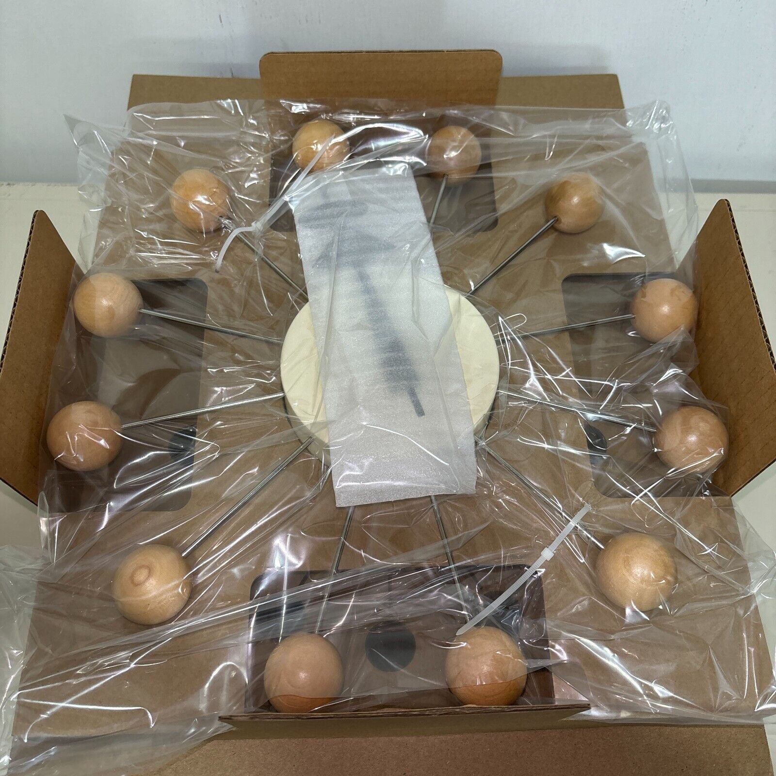 George Nelson Ball Clock natural wall clock Reproduct NEW from JAPAN