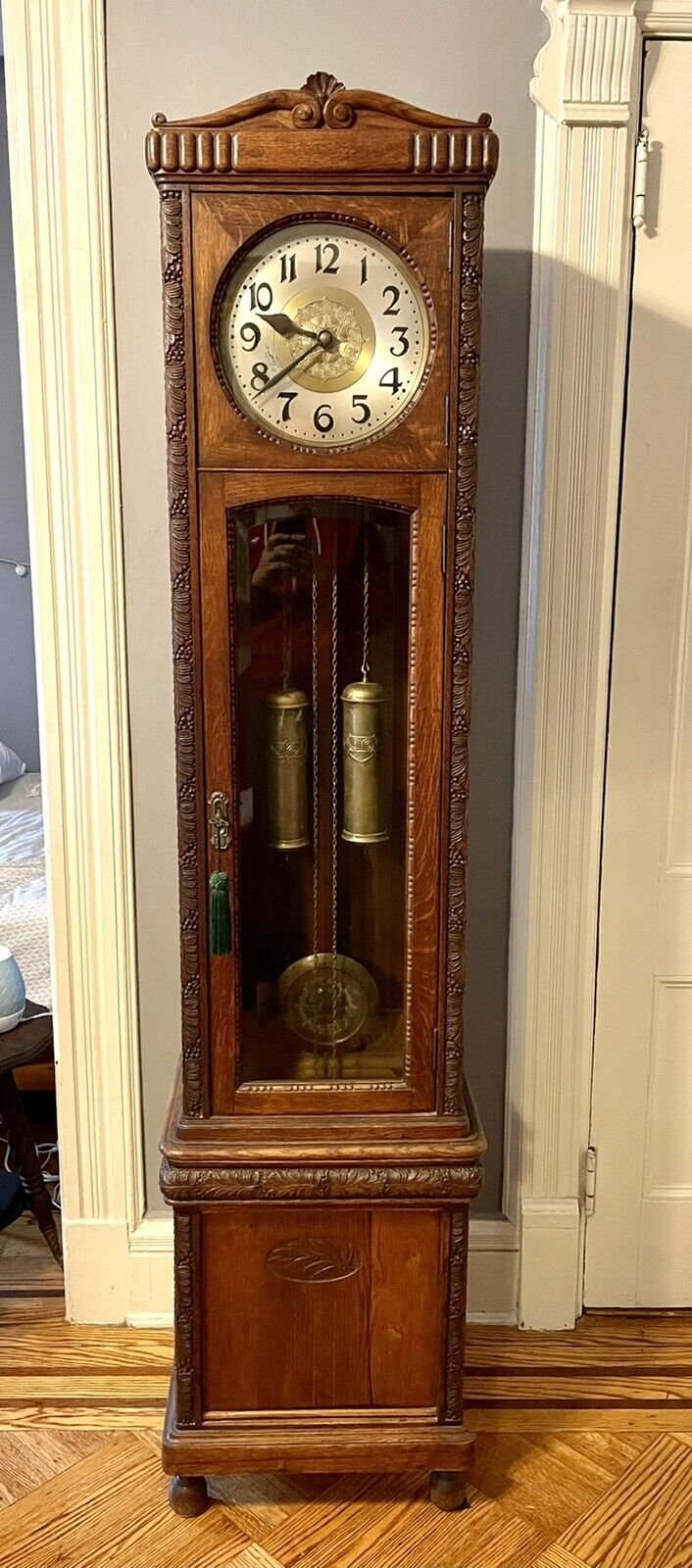 German Haller & Dosh Grandfather Clock