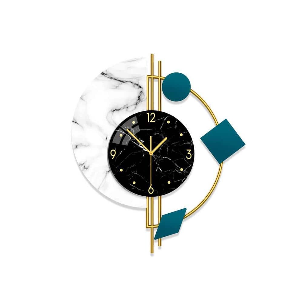 Gold Modern Large Wall Clocks for Living Room Decor