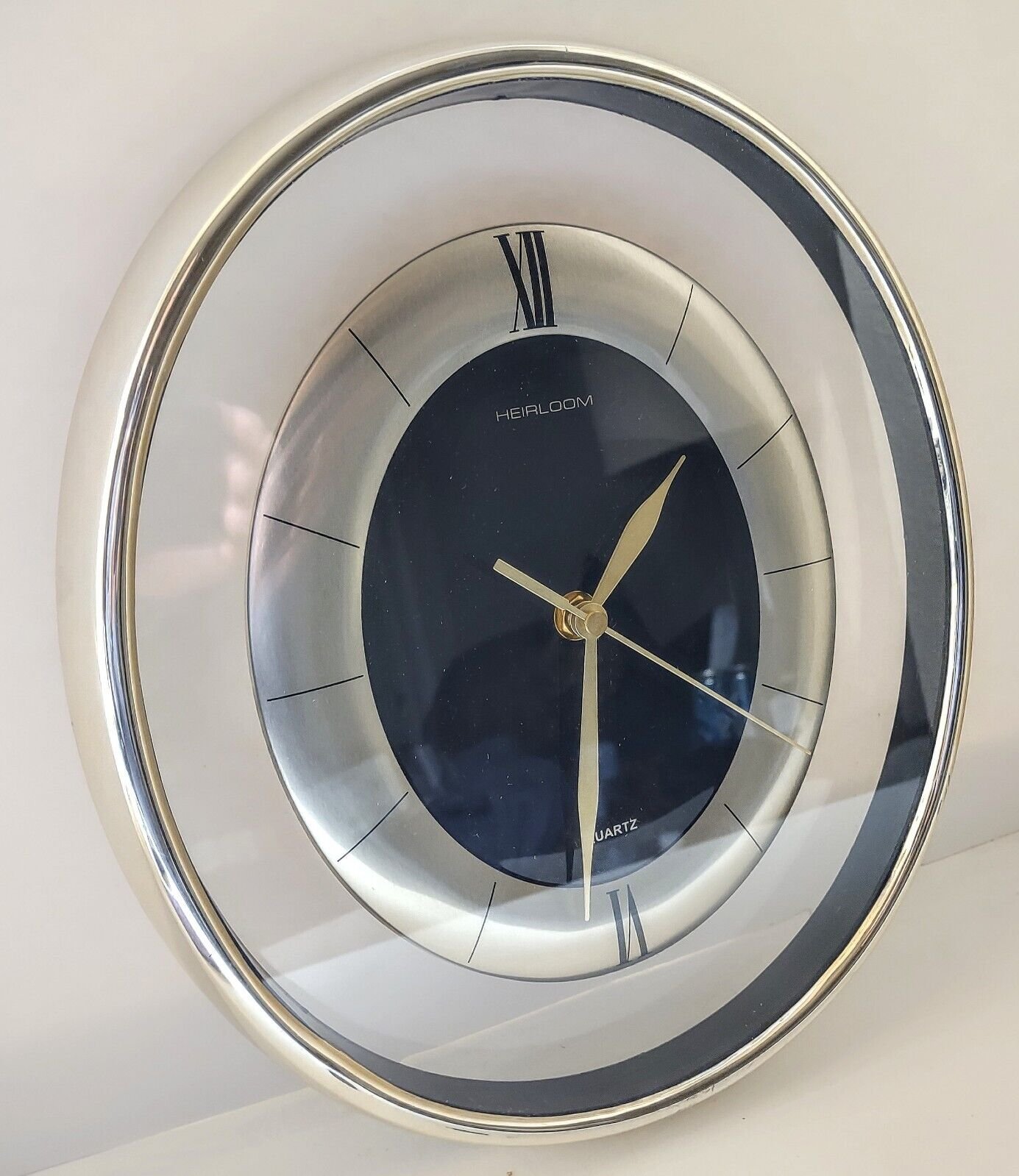 Heirloom Quartz Transparent Wall Clock.