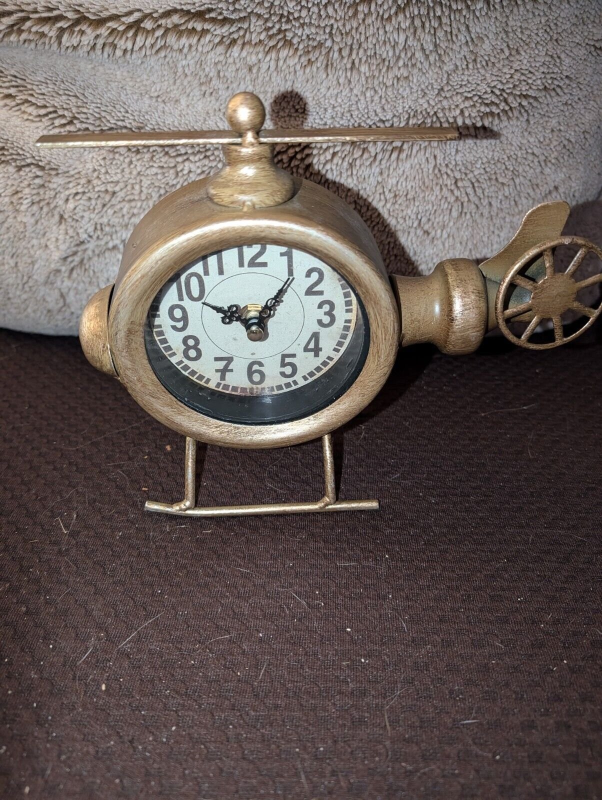 Helicopter Table Clock