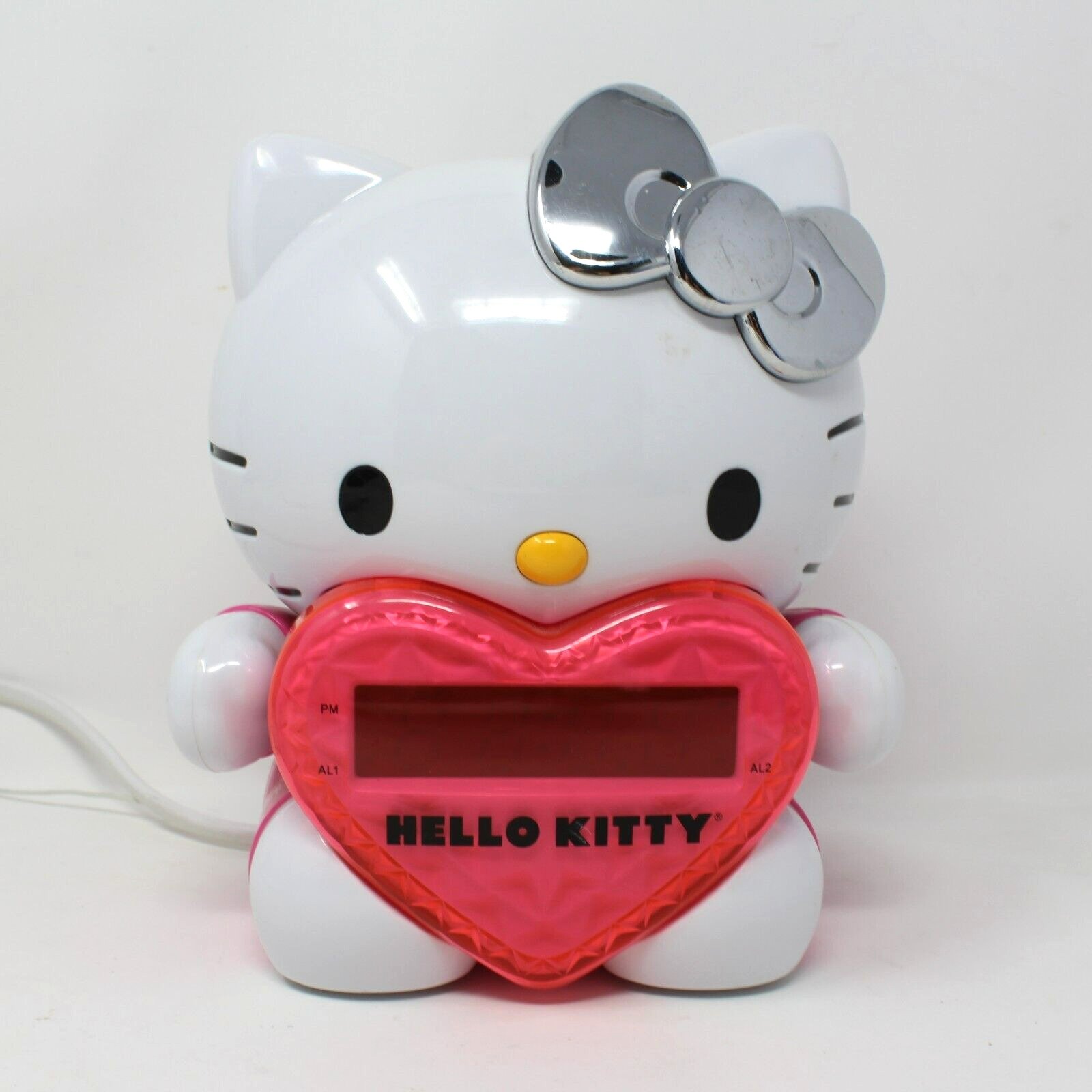 Hello Kitty Projector Alarm Clock AM / FM Radio - KT2064 - Tested