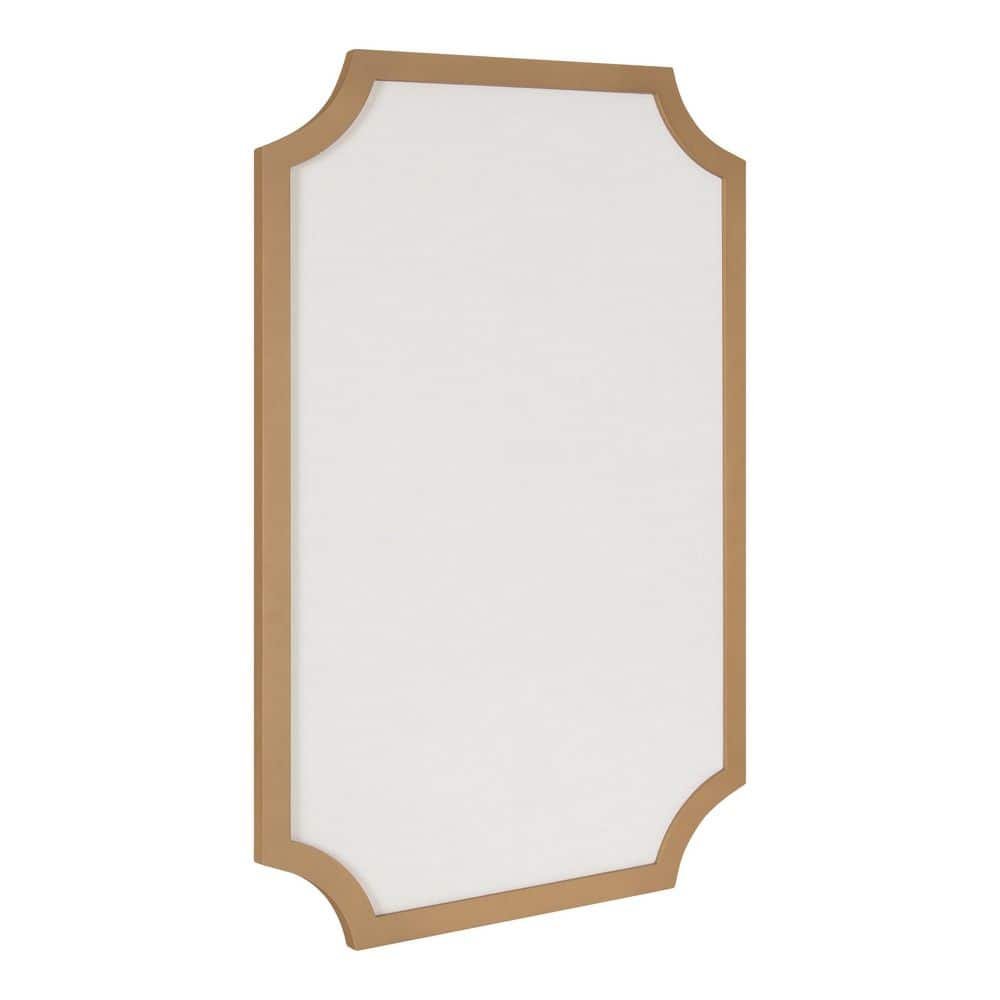 Holbrook Gold Fabric Memo Board