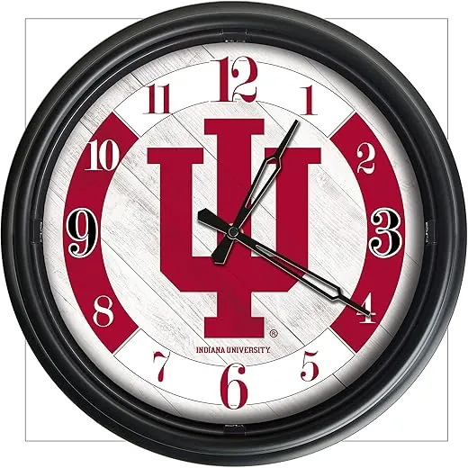Holland Bar Stool Co. Indiana University Indoor/Outdoor Holland Bar Stool Co. Indiana University Indoor/Outdoor LED Wall Clock image