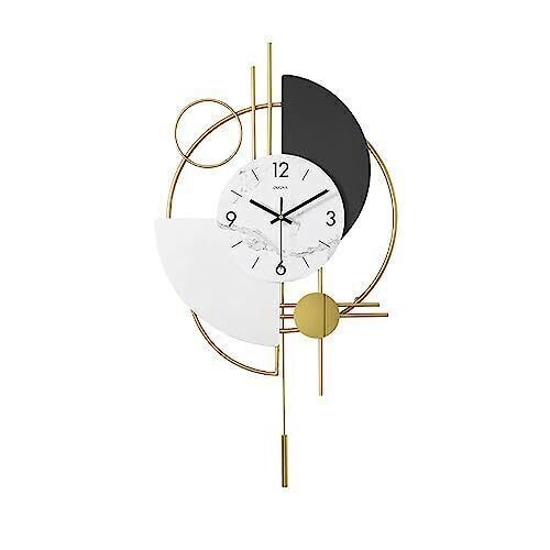 Homary 16.5" Decorative Wall Clock: Modern, Elegant