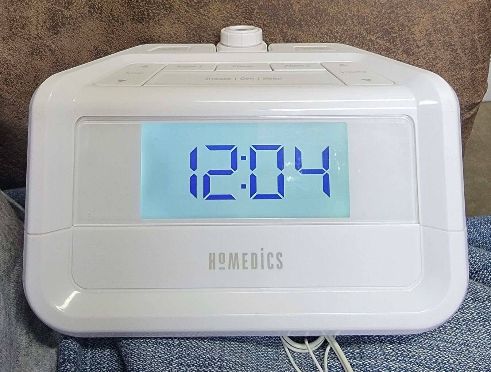 HoMedics Soundspa Digital FM Clock Radio W Time Projection SS-4520 Sound Machine