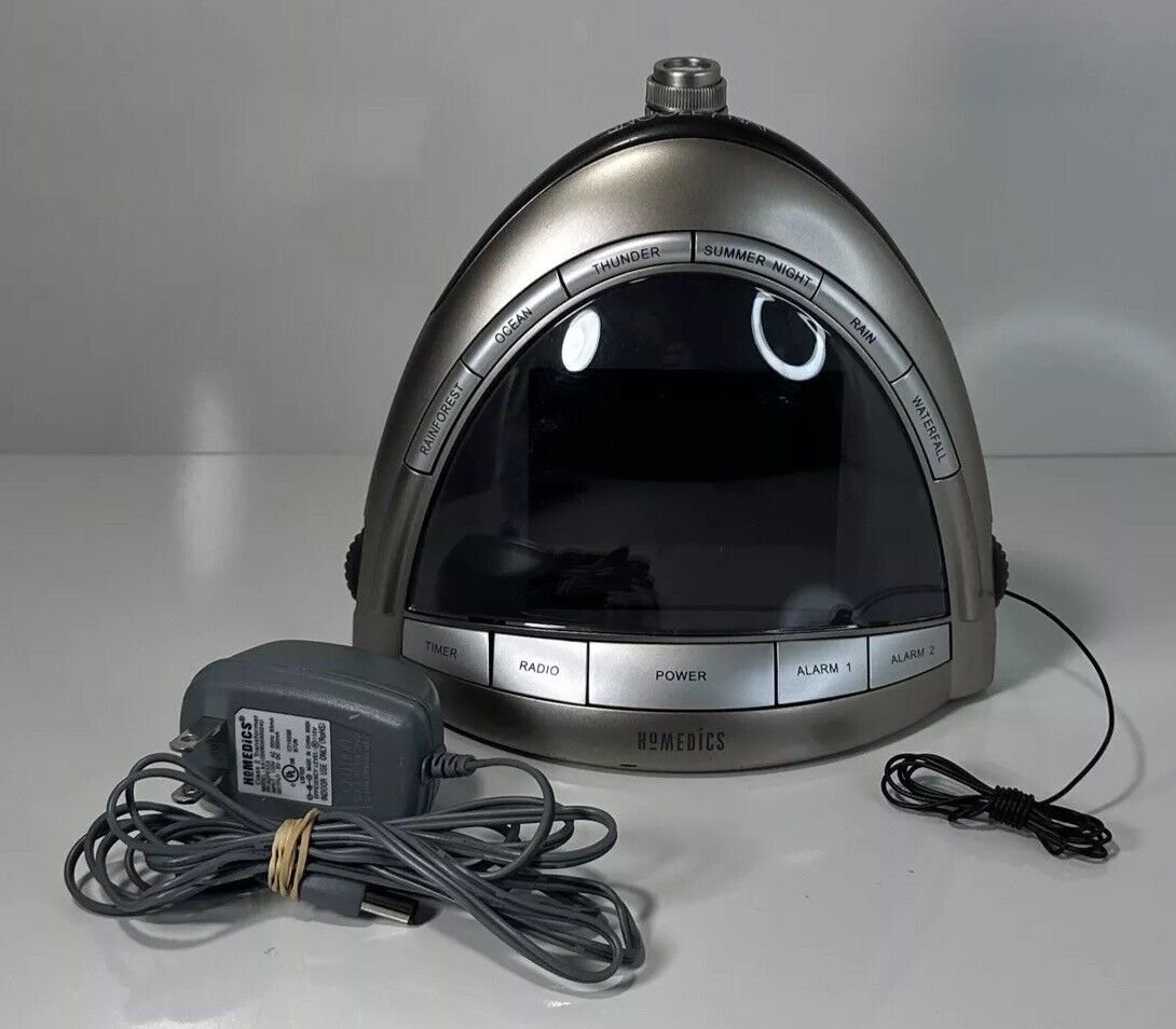 Homedics SoundSpa Premier Clock Radio Nature Projection SS-5010