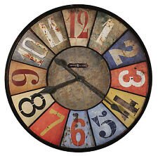 HOWARD MILLER -MULTI-COLORED GALLERY CLOCK- COUNTY LINE 625-547