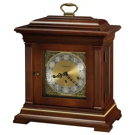 Howard Miller 612436 18 1 / 4 Howard Miller 612436 18 1 / 4 X 14 3 / 4 Thomas Tompion Hardwood Analog Table Top Windsor image