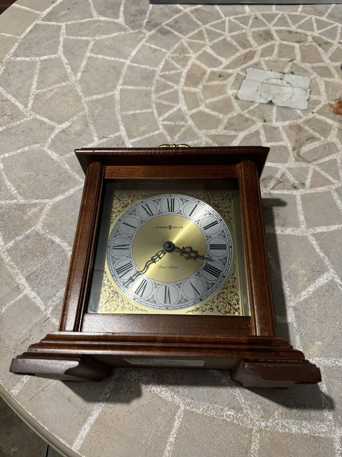 Howard Miller Dual Chime Medford Mantel Clock 612-481 USA Cherry Finish