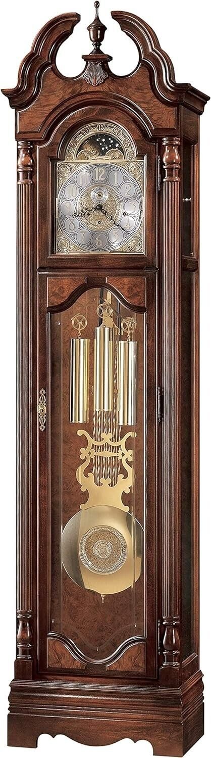 Howard Miller Langston Grandfather Clock 611017 Windsor Cherry Pendulum Clock