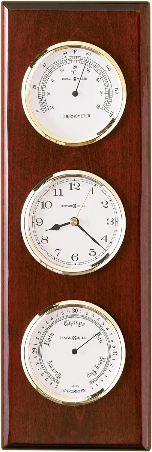 Howard Miller Shore Station Weather & Maritime Wall Clock 625249 Nautical Clock