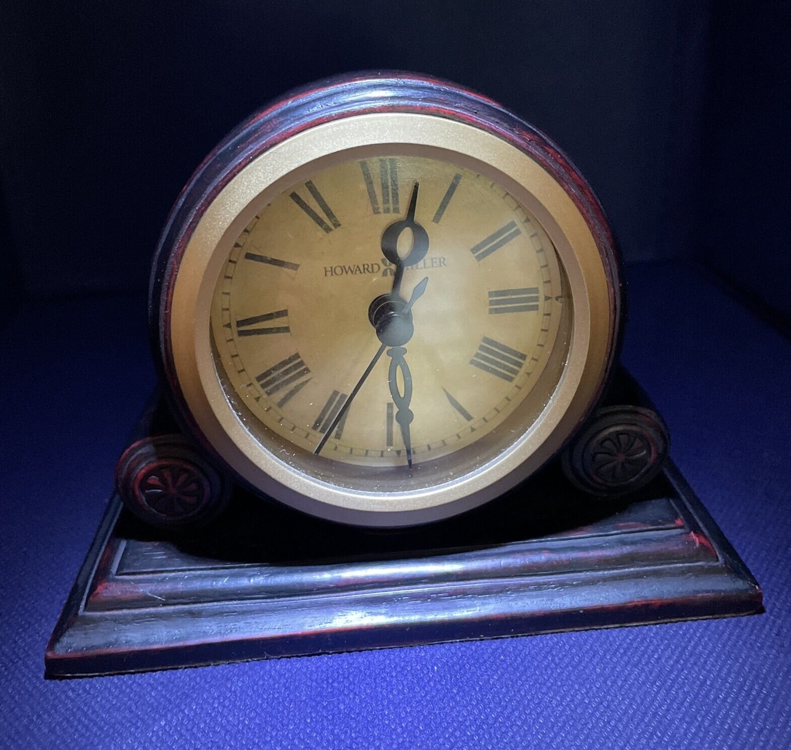 Howard Miller Table Office Mantel Shelf Quartz Clock Décor C06450 Working