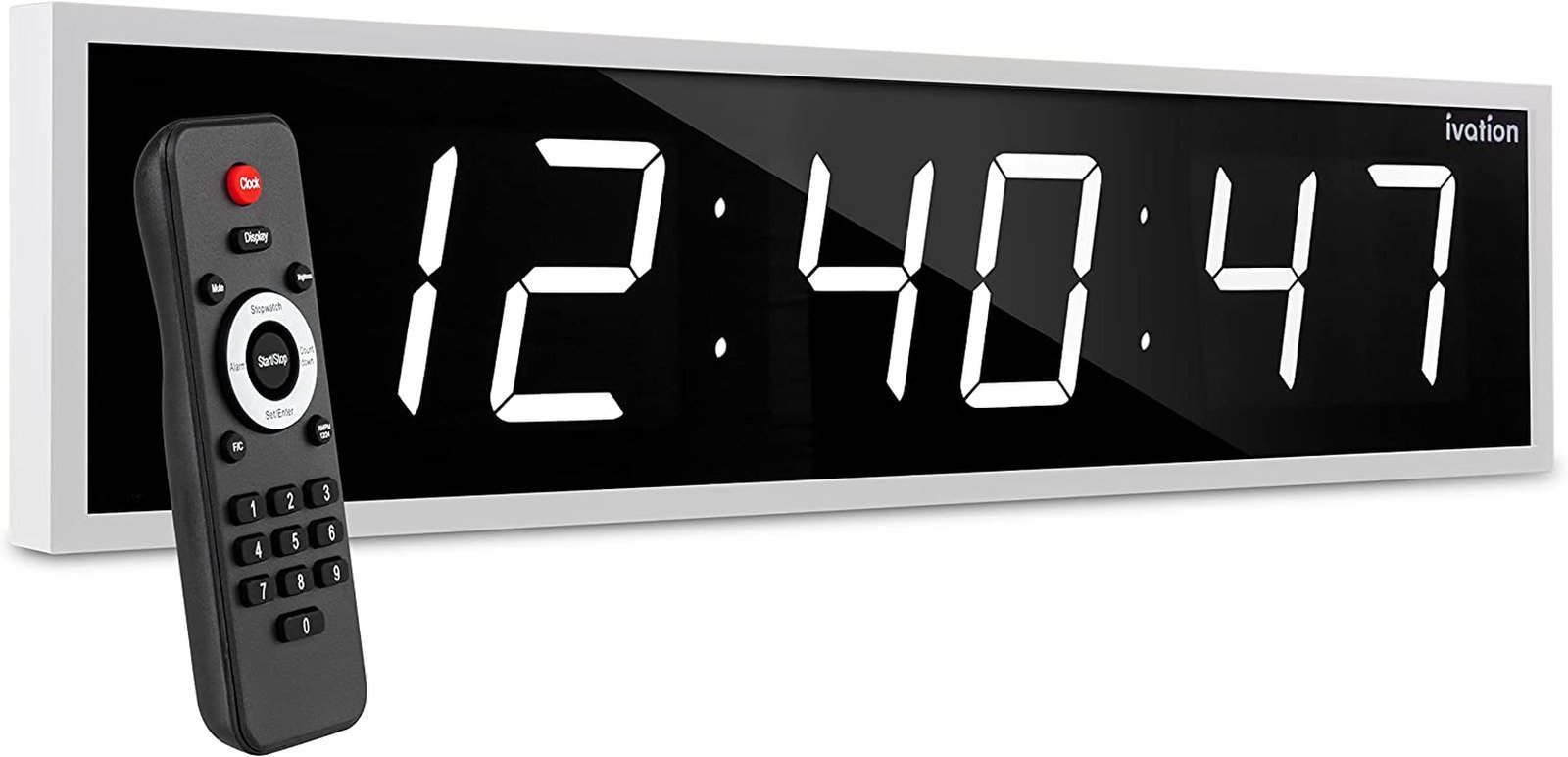Huge 24″ Inch Large Big Oversized Digital LED Clock with Stopwatch