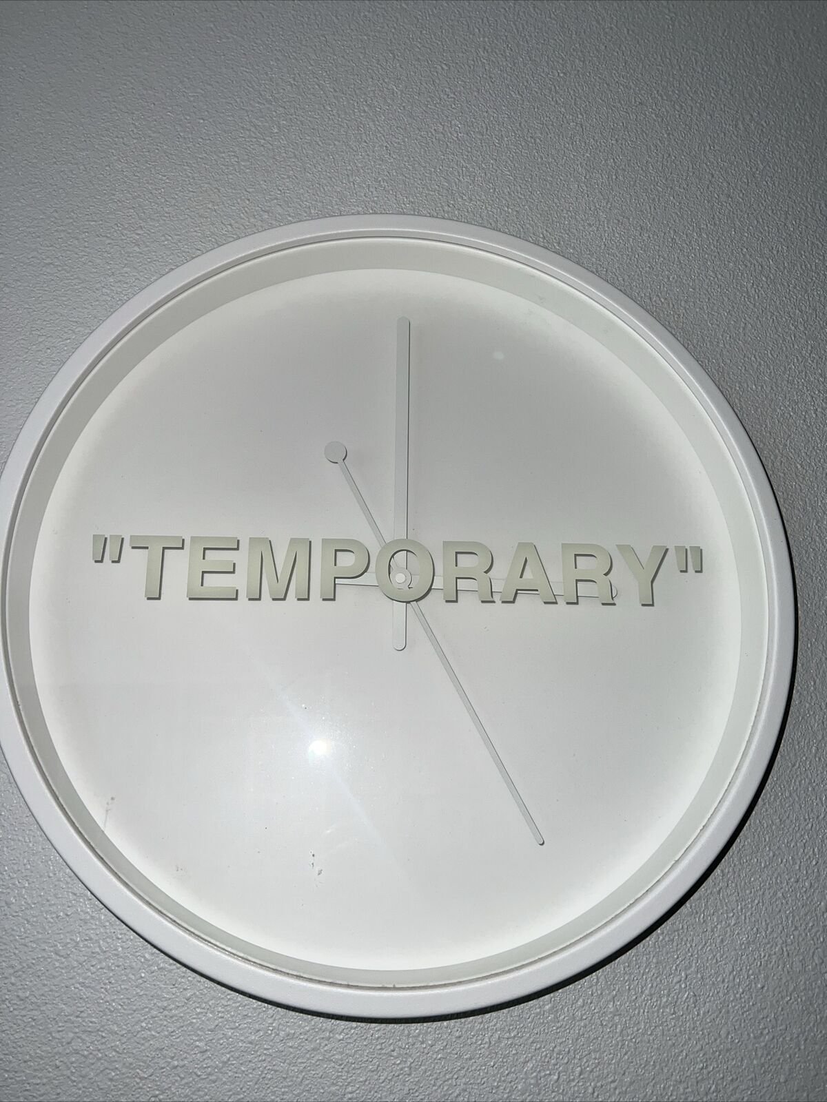 IKEA X Virgil Abloh MARKERA Wall Clock - White