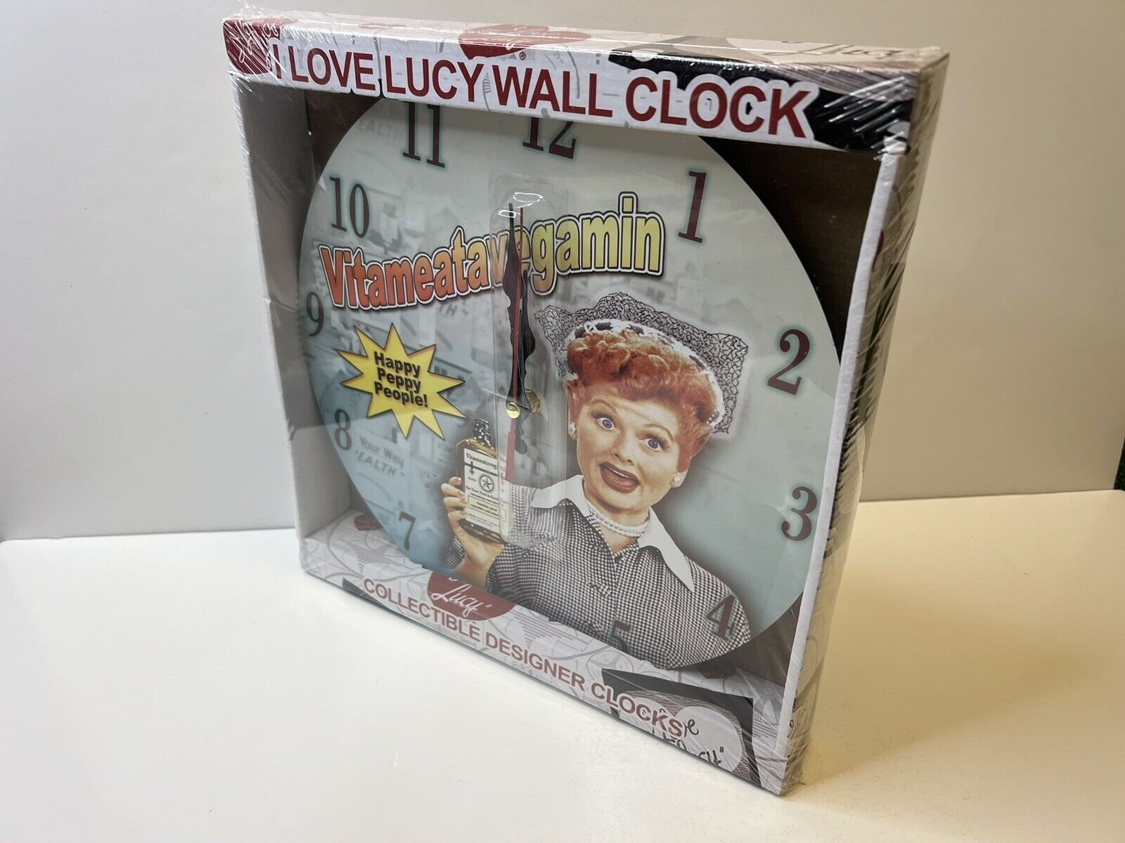 I Love Lucy Vitameatavegamin Wall Clock New in box