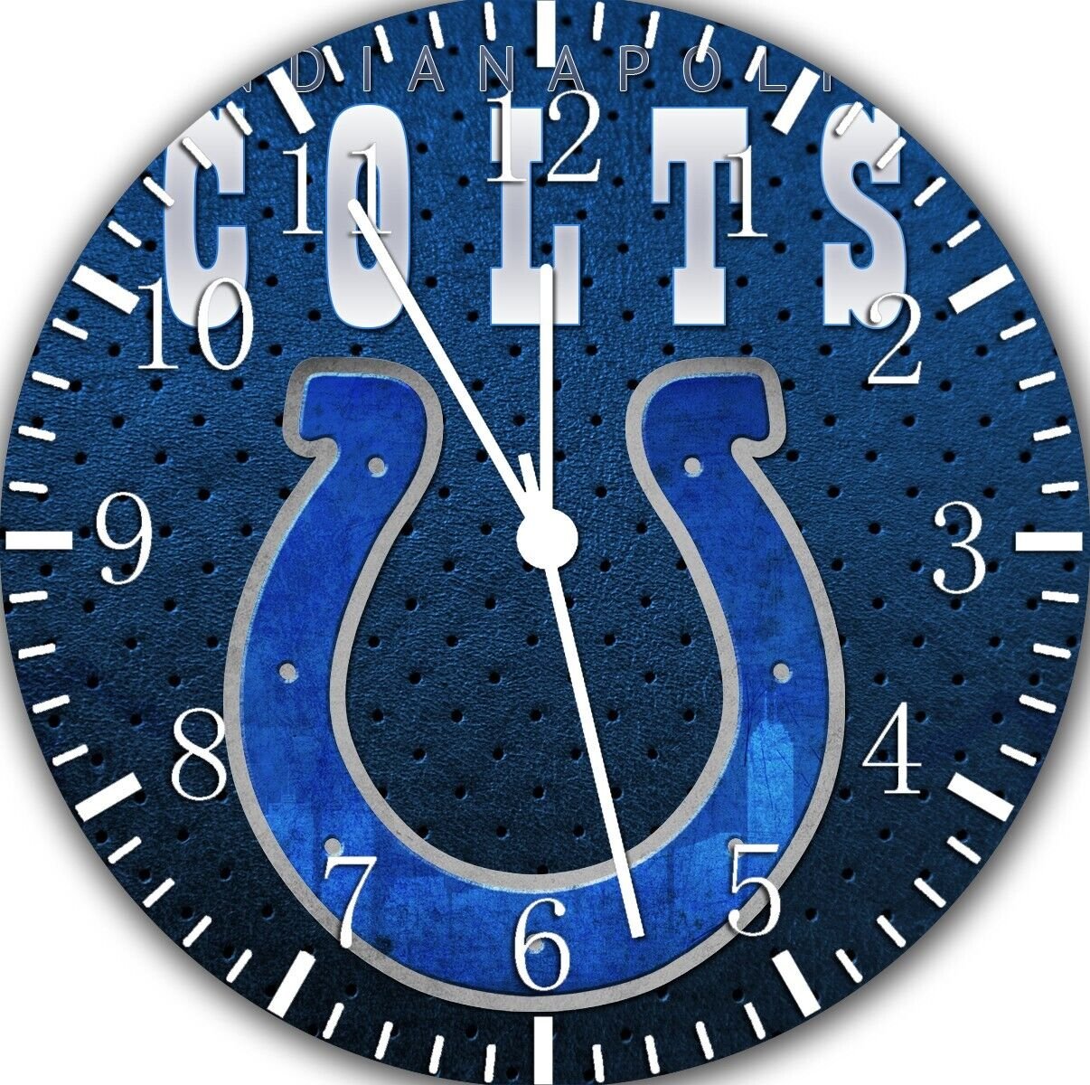 Indianapolis Colts Wall Clock F56 Personalized option with adding names