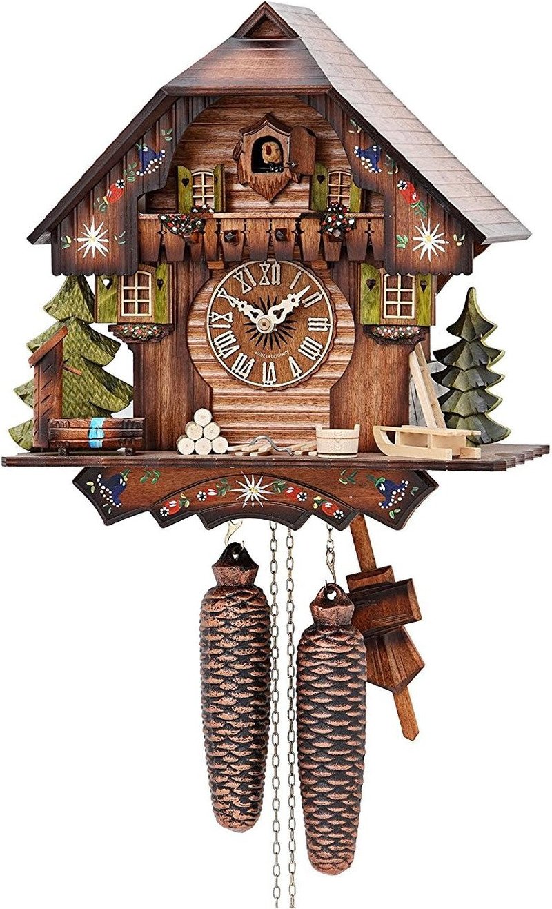 ISDD Cuckoo Clock Black Forest House KA 876 EX