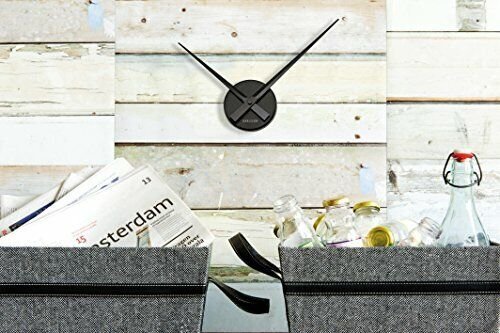 KARLSSON Wall Clock, Aluminium, Black, 41 CM