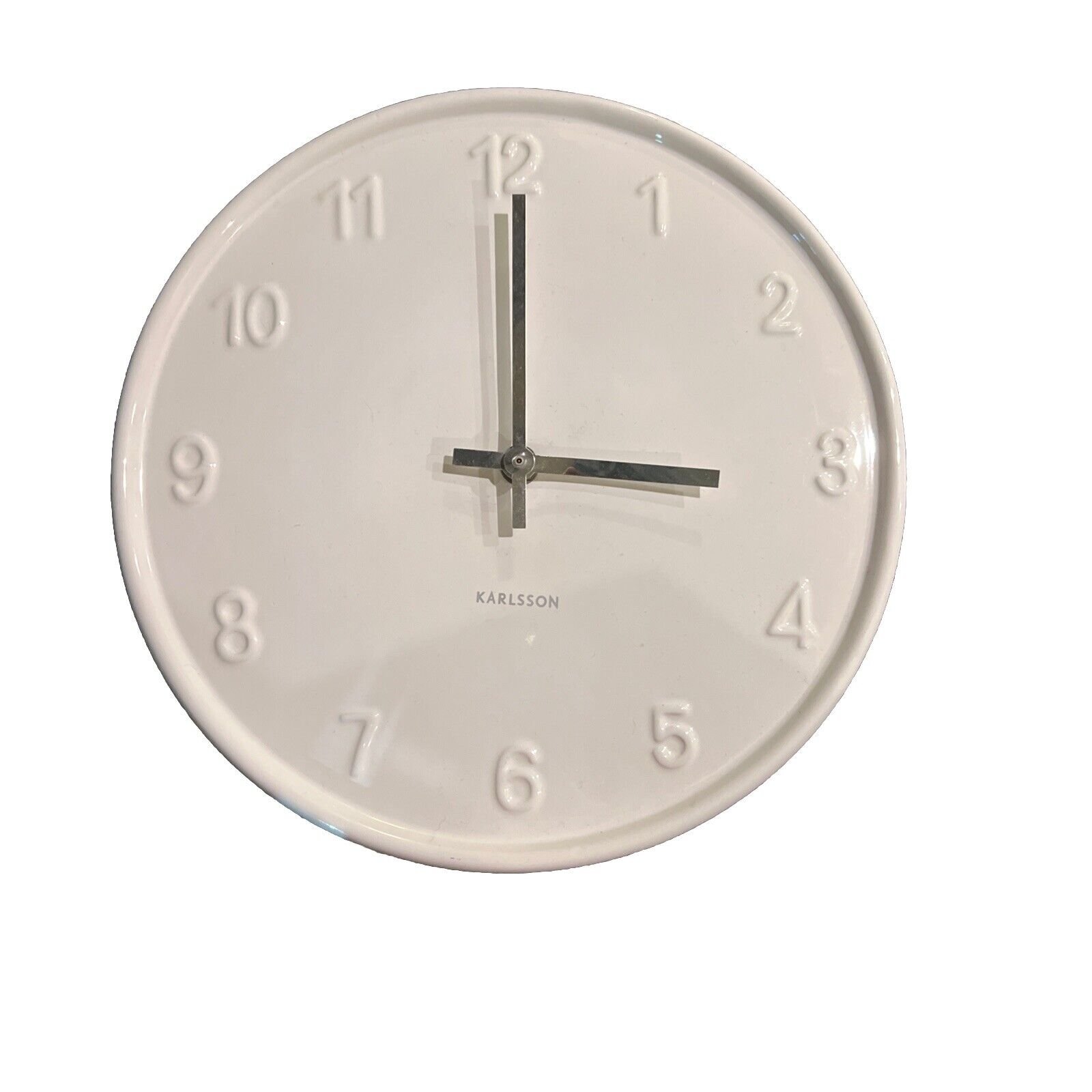Karlsson White on White Classic Wall Clock